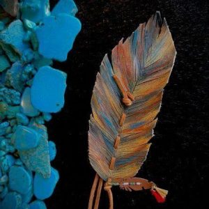 multicolored with copper